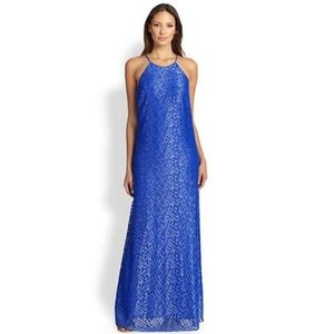 COPY - COPY - Lilly Pulitzer Angel Maxi Dress Sapphire Lace NEW